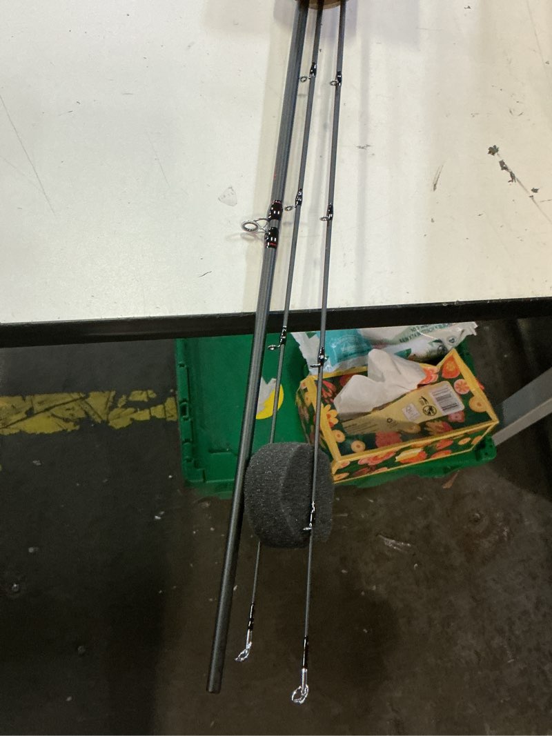 Condition photo showing Good Condition for kastking crixus fishing rod and reel combo, high performance spinning & baitcaster combo, im6 graphite 2pc blanks, zirconium oxide rings, superpolymer handle, lightweight reel with aluminum spool b: cast-7'0" med heavy- right handed-2pcs