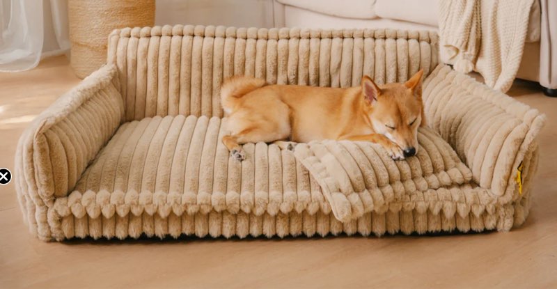 Large Washable Fluffy Orthopedic Soft Dog Pillow Dog Sofa Bed-Snoozy Dream