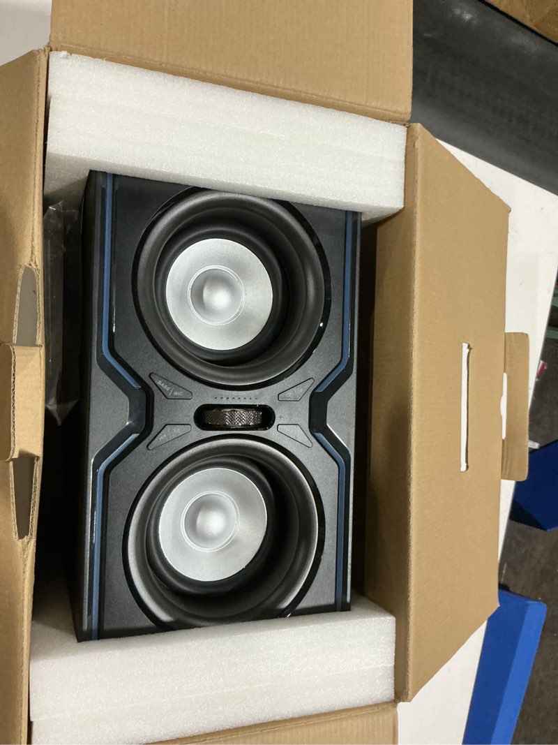 Condition photo showing Good Condition for Hotlemon Large Bluetooth Speaker: 240W Peak Powerful Loud Sound with Deep Bass, 15H Playtime, Fast Charge, TWS, Portable Wireless Speakers for Outdoor, Party, Beach, Backyard, Home, Outside (Black)