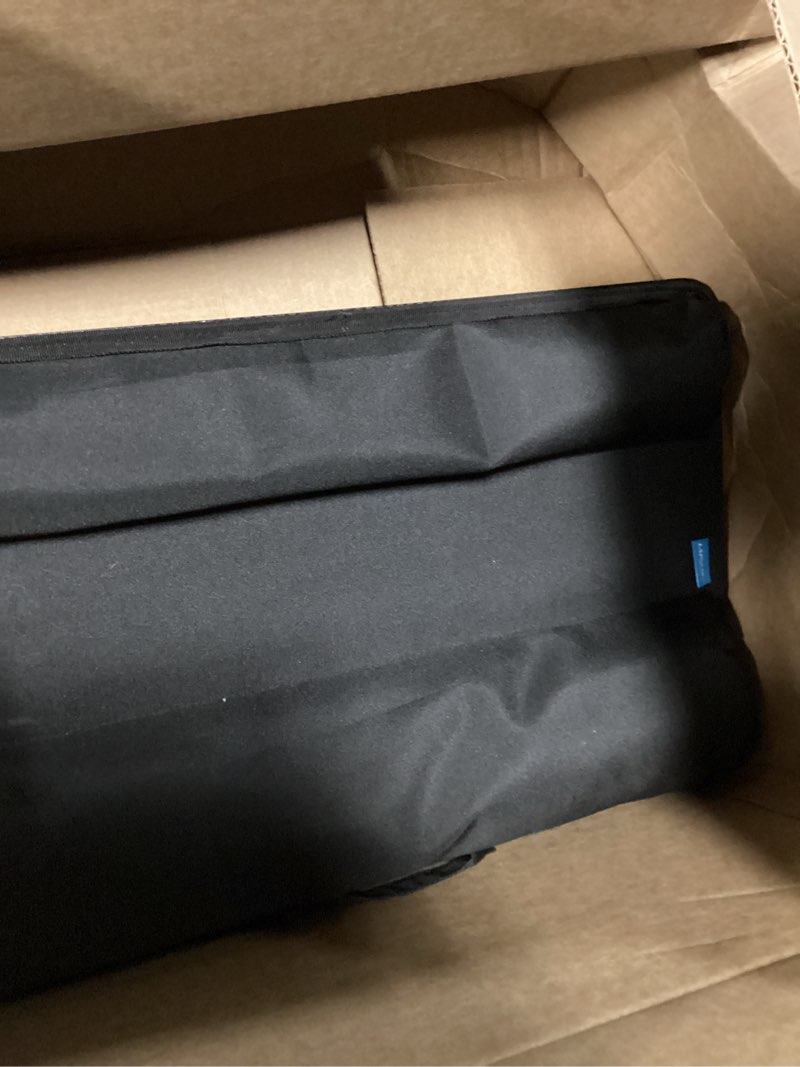 Condition photo showing Good Condition for lapgear home office pro lap desk with wrist rest, mouse pad, and phone holder - black carbon - fits up to 15.6 inch laptops - style no. 91598 home office pro w/wrist rest black carbon