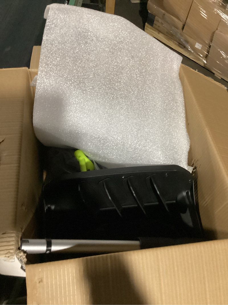 Condition photo showing New/Like New for cordless snow shovel: dekopro 40v|17-inch cordless snow blower?electric snow shove with adjustable chute, lightweight electric snow blower for sidewalks & stairs (2×20v batteries)