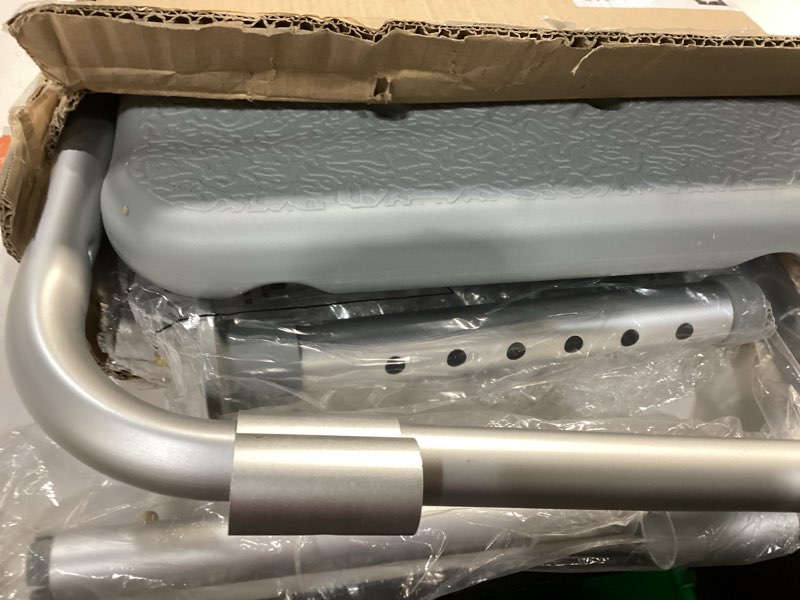 Condition photo showing Good Condition for Medline Backless Shower Chair with Arms - 350 lb. capacity, Bench, Stool, Seat for Elderly, Seniors Independent Adult and Disabled Adults