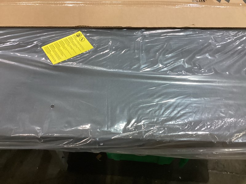 Condition photo showing Good Condition for 34" Square Folding Table for 4 Person, 330lbs Weight Capacity Foldable Table with HDPE Tabletop & Heavy-Duty Steel Legs, Large Portable Picnic Table for Indoor Outdoor Parties, Camping, Black