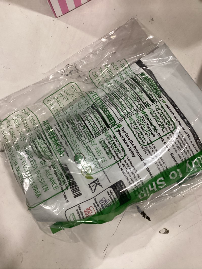Condition photo showing Good Condition for black maca superfood powder