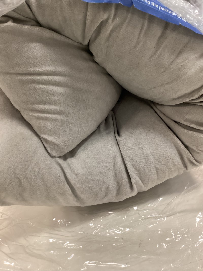 Condition photo showing Good Condition for wedge pillows headboard twin xl for dorm light grey headboard backrest pillows for sitting up in daybed and bunk beds large bolster lumbar support leg positioning cushion,39 * 4.7 * 15.7in