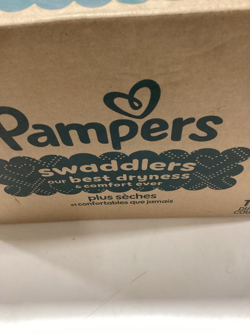 Condition photo showing New/Like New for Pampers Swaddlers Diapers, Size 3 (13-26 lbs), 168 Count, Absorbent, Keeps Baby Dry and Comfortable, Skin Safe Disposable Baby Diaper (Packaging May Vary)