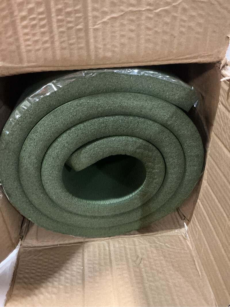 Condition photo showing New/Like New for Tone Fitness 1-Inch Thick Yoga Mat | High-Density, Non-slip Exercise Mat with Carrying Strap for Yoga, Pilates, & Home Gym Workouts | Multiple Options Diamond Green