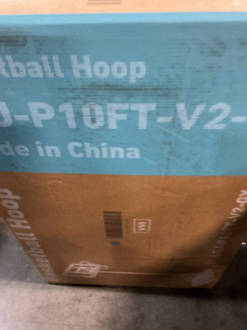 Condition photo showing New/Like New for myhomore 10 ft. Portable Basketball Hoop Goal with Vertical Jump