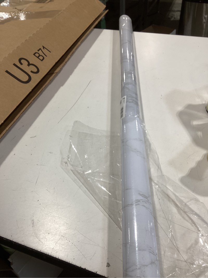 Condition photo showing Good Condition for practicalWs Marble Wallpaper Granite White and Gray Wall Paper Roll 35.4" x 118" Kitchen Countertops Cabinet Furniture is Renovated Thick Vinyl Easy to Remove Without Leaving Glue Upgrade 35.4" x 118" Gray/White