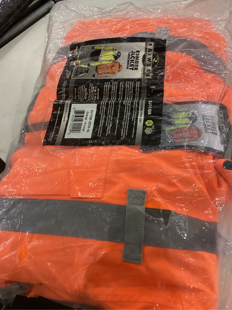 Condition photo showing Good Condition for Class3 High Visibility Bomber Jacket with Built-in Liner