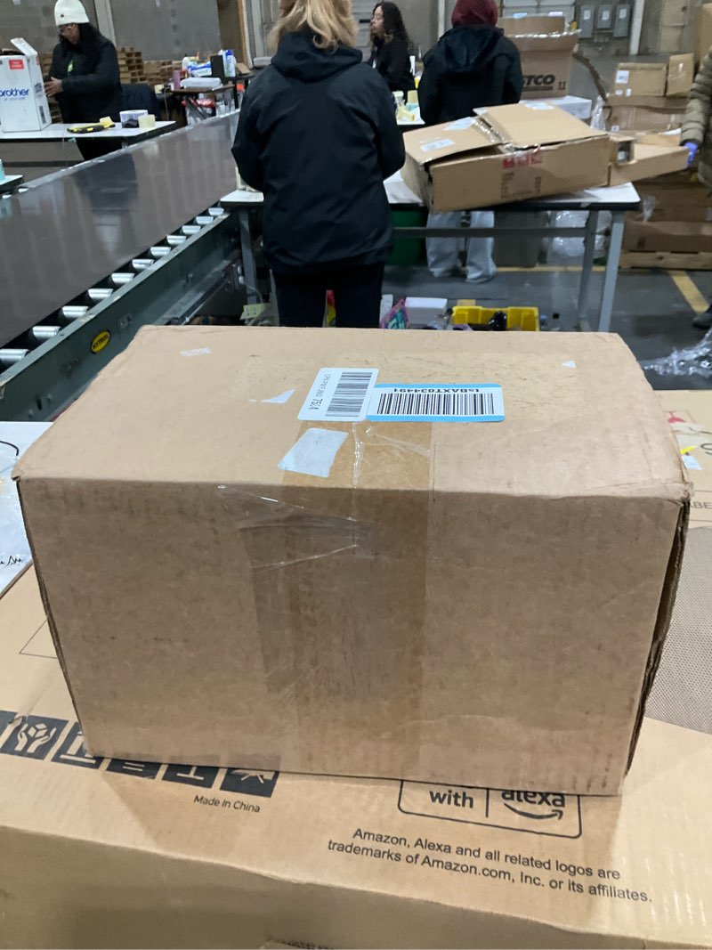 Condition photo showing New/Like New for Nearly Natural 4.5in. Tuscan Ceramic Gray Scroll Planter, White