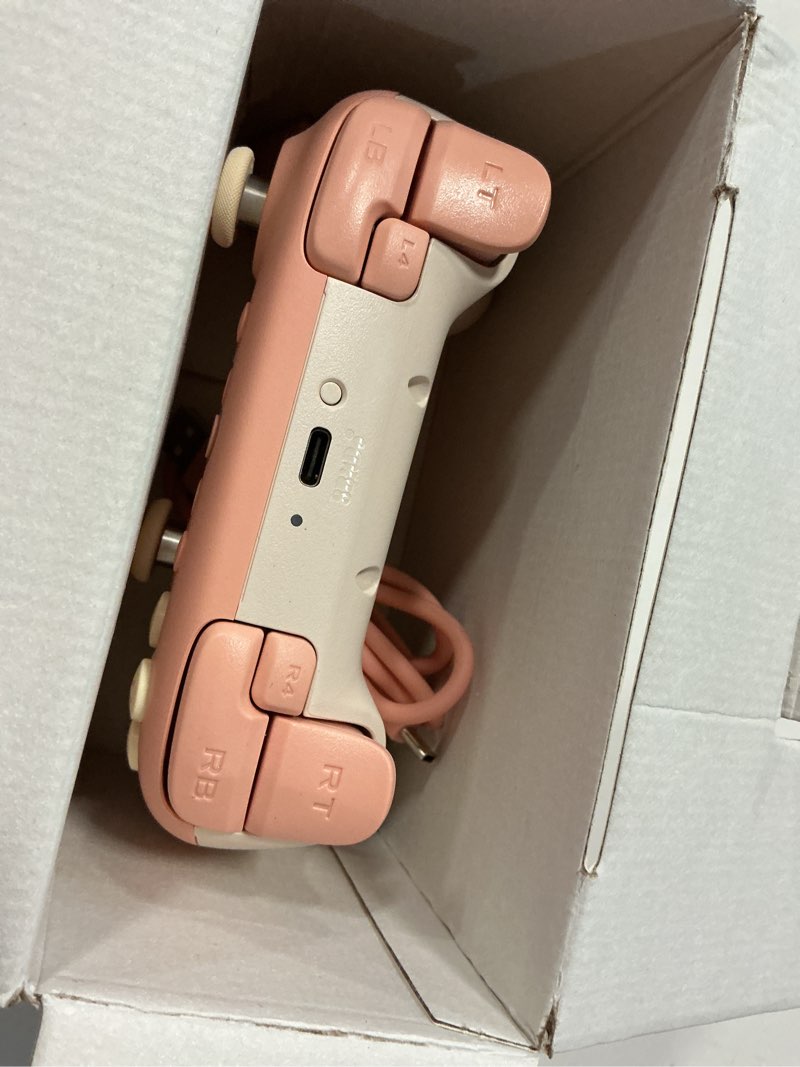 Condition photo showing Good Condition for 8bitdo ultimate 2c wireless controller for windows pc and android, with 1000 hz polling rate, hall effect joysticks and triggers, and remappable l4/r4 bumpers (peach) ultimate 2c peach