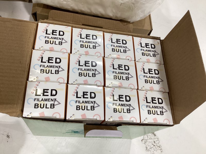 Condition photo showing New/Like New for beonllay led candelabra bulb 25w equivalent 3000k soft white flame tip frosted glass 2w led filament bulb e12 base decoration e12 led bulb dimmable 12 pack ca11frosted-3000k-12pack