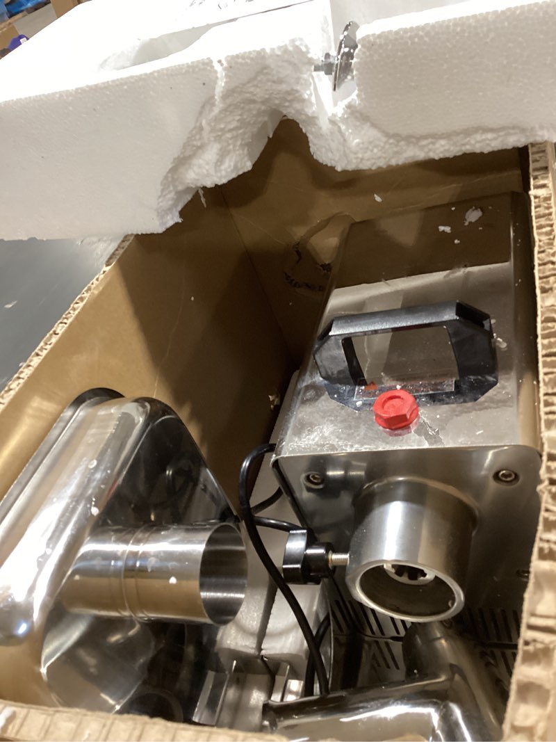 Condition photo showing Good Condition for Meat Grinder Heavy Duty Electric,Commercial Meat Grinder #8 for Home Use Deer Processing Best Stainless Steel 2800W Max with 3 Grinding Plates 3 Sausage Stuffer Tubes 1 Pusher 2 Blades