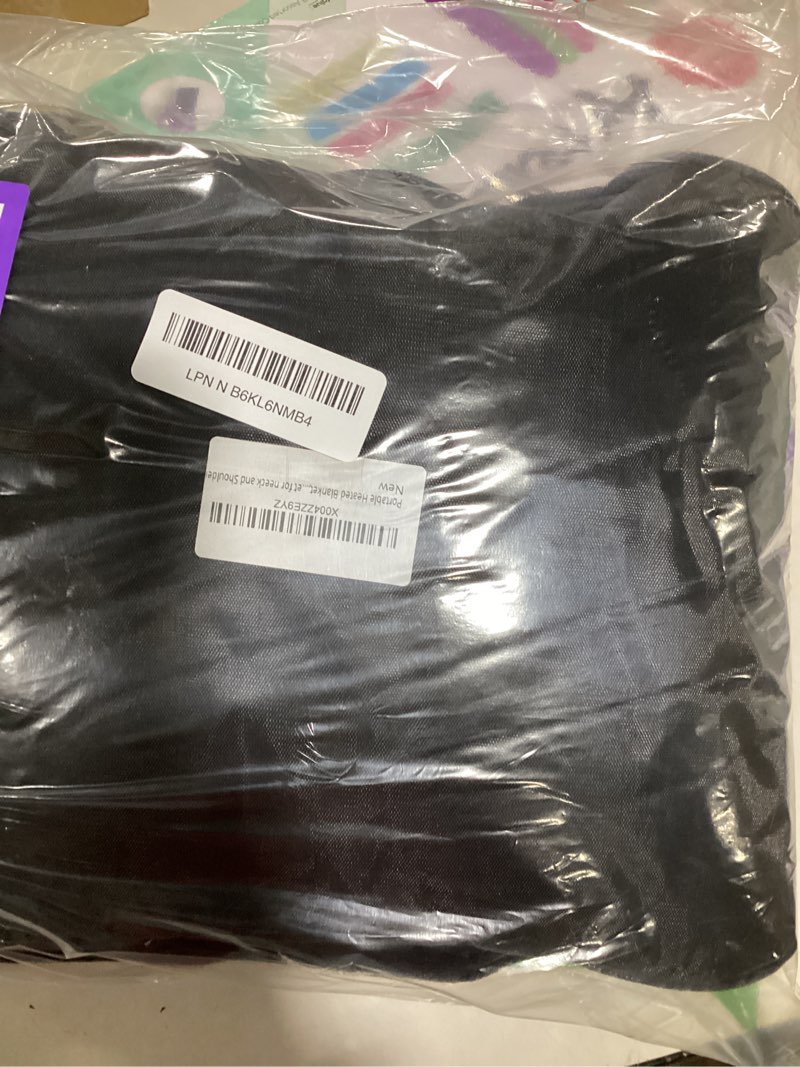 Condition photo showing Good Condition for portable heated blanket,battery operated with 20000mah battery,usb heated blanket,cordless electric blanket with 3 heating levels and timing function,softnees heating blanket for neeck and shoulder