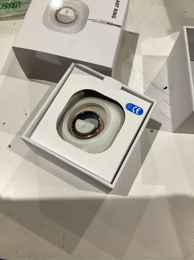 Condition photo showing New/Like New for Smart Health Ring for Women Men Fitness Tracker with Heart Rate, Blood Oxygen, Blood Pressure, Sleep Monitoring, Step Counting, IP68 Waterproof for iOS and Android, No APP Fee, Rose Gold 8 8 Rose Gold