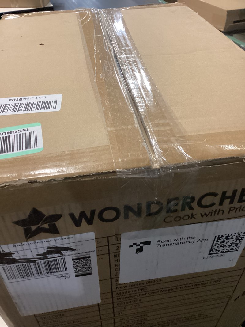 Condition photo showing New/Like New for wonderchef chef magic | all-in-one kitchen robot for indian & international cuisine | automatic chopping, sautéing, stirring, kneading... | mobile app | recipes by chef sanjeev kapoor | 2 yr warranty