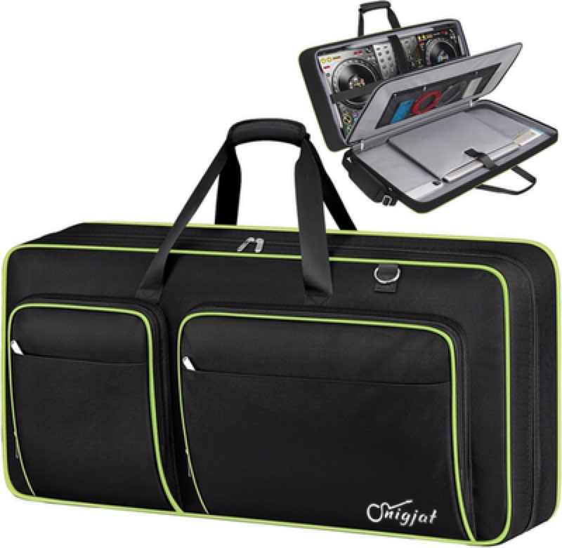 SNIGJAT DJ Controller Case with Wheels Compatible for Pioneer DDJ FLX10/ 1000/ FLX6/REV7/REV5, Large