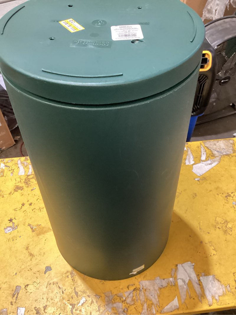 Condition photo showing As Is for recycled resin indoor outdoor planter 12"x21" green - room essentials™