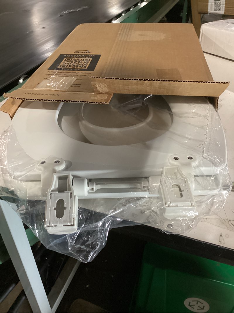 Condition photo showing Good Condition for mayfair nextstep2 toilet seat with toddler potty training seat built-in, slow close, easy clean, magnetic removable kids seat, made in usa, elongated, white