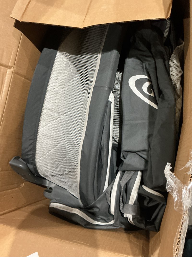Condition photo showing As Is for graco pack n play dome lx playard with baby bassinet, lightweight portable crib, push-button fold travel crib, redmond, convertible