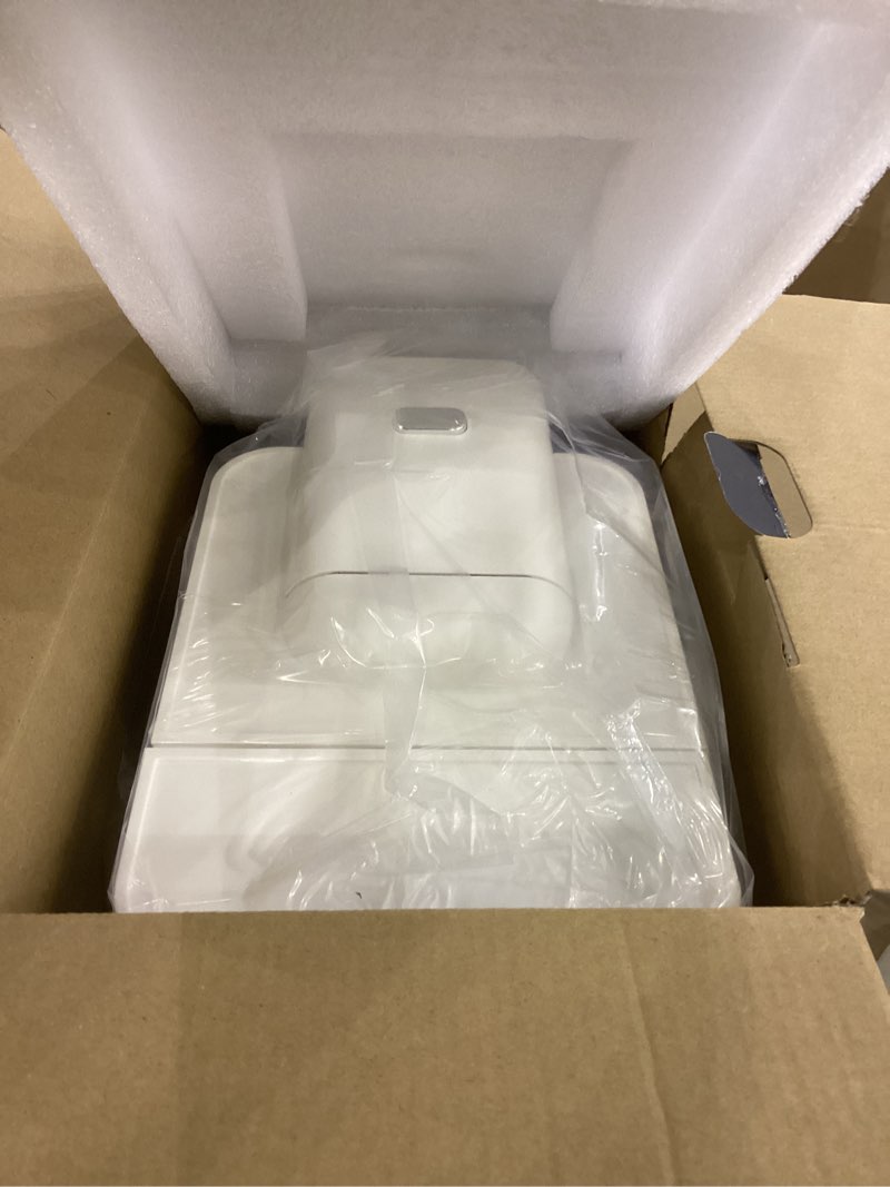 Condition photo showing As Is for Hot & Iced Coffee Maker with Bold Setting, Single Serve Coffee Maker for K Cup and Grounds, 6-14 Oz Brew Sizes, 50 Oz Removable Water Tank, One Cup Coffee Machine with Reusable Filter, White Ivory