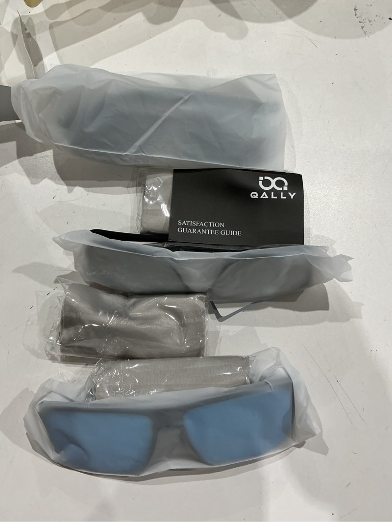 Condition photo showing Good Condition for polarized sunglasses for men rectangular frame men's polarized sunglasses sports sunglasses with uv400 protection