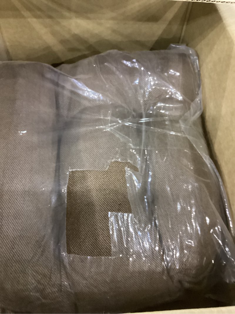 Condition photo showing As Is for RRPETHOME Chair Cushions for Dining Chairs, Kitchen Chair Cushions Set of 2, Seat Cushion with Ties, Tufted Chair Pads for Dining Chairs with Non Slip Backing, 15.5 x 15.5 x 4, Brown 15.5" x 15.5" Brown 2