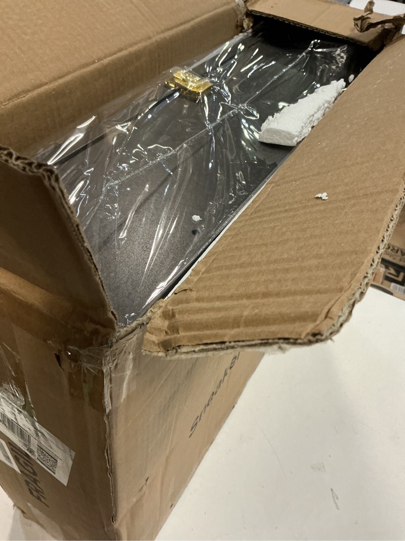 Condition photo showing Good Condition for Memorabilia Shoe Display Case Wooden Frame Wall Mount Acrylic Clear Door Sneaker Cabinet Containers Storage Shelves Boxes 98% UV Protection Lockable?Double Shoe-Black? 2xie Black