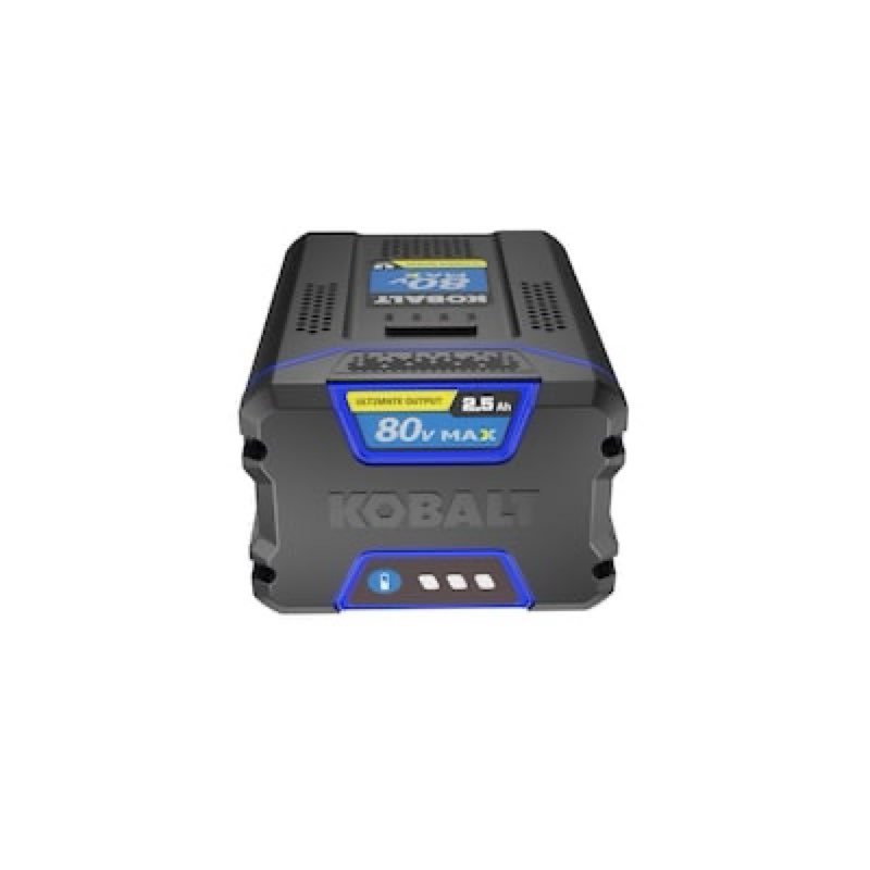 kobalt kobalt 80-volt 2.5 ah lithium ion (li-ion) battery