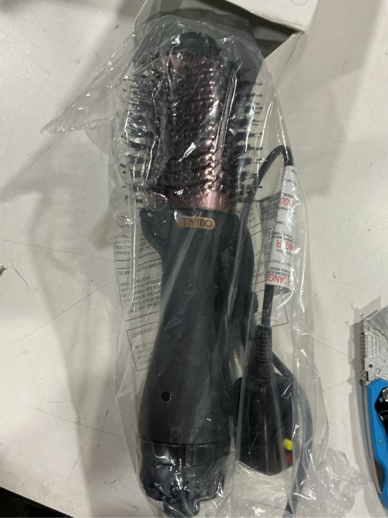 Condition photo showing Good Condition for tymo hot air brush - hair dryer & volumizer, professional one-step hair dryer brush with enhanced titanium barrel and ionic technology, hair straightener brush and blow dryer