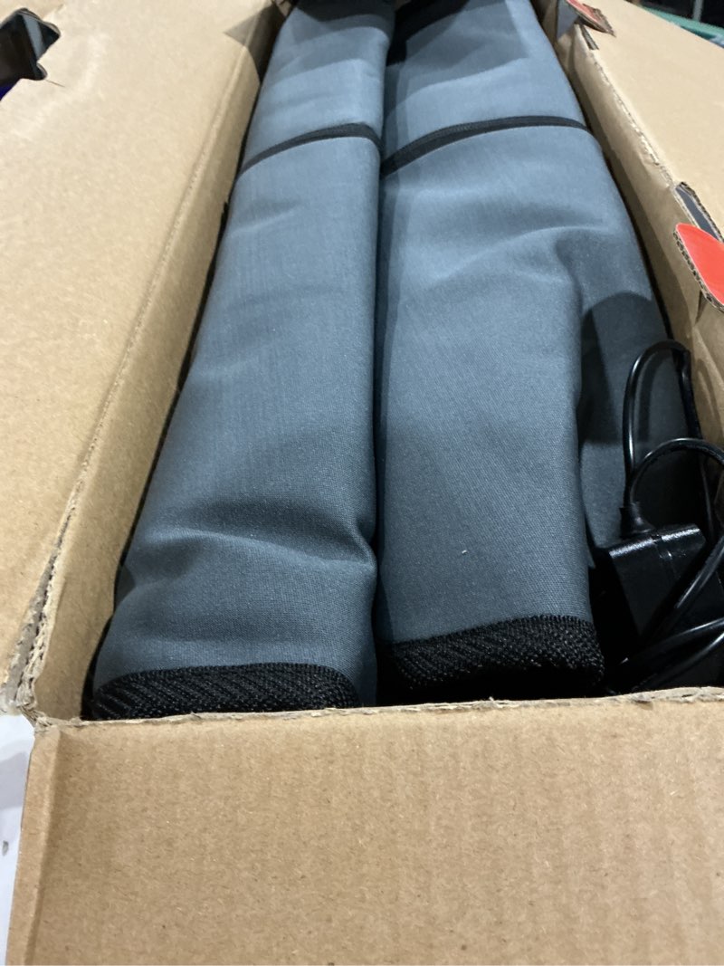 Condition photo showing Good Condition for Powermat Full Body Massage Mat with Heat - Shiatsu Back Massager Pad for Bed, Chair & Recliner - Electric Vibrating Heating Pad - Whole Body Massager Mat for Pain Relief - Massage Mattress by Powerfit