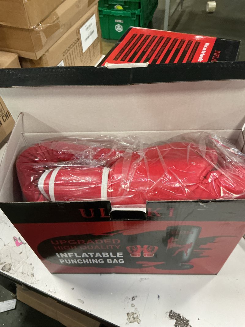 Condition photo showing New/Like New for Freestanding Punching Bag for Adults with Gloves, Kick Boxing Bag with Stand for Adults, Blow up Punching Bag for Kids 12-14