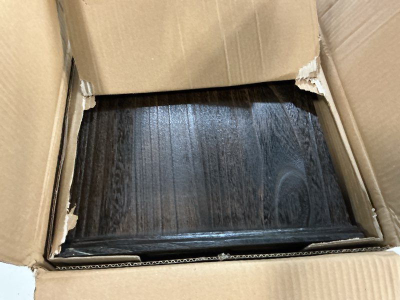Condition photo showing Good Condition for japanese floor table,small coffee table & tea table, altar table for meditation,low table for sitting on the floor,wood bed table trays with foldable legs,bed laptop desk 23.6"x13.4"x10.6"