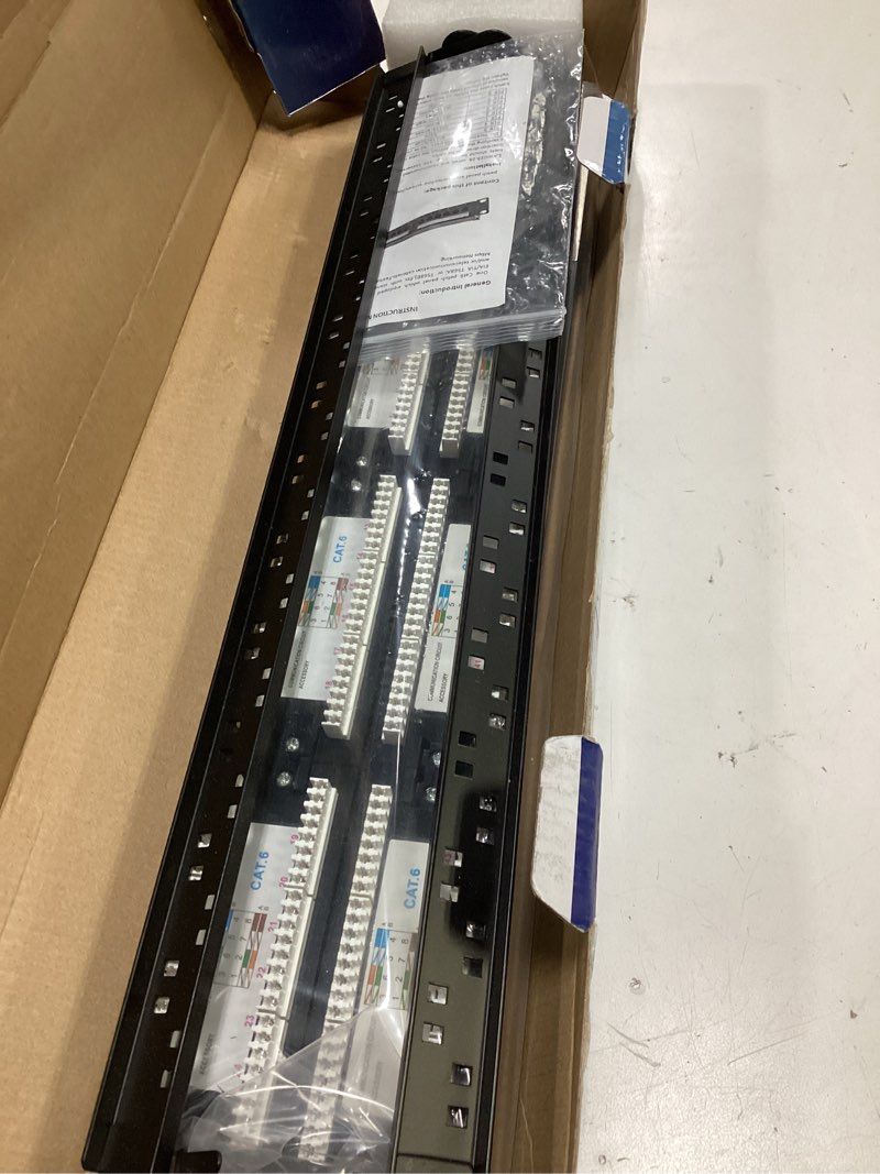 Condition photo showing Good Condition for monk cables | cat6 patch panel | puchdown | 48 port
