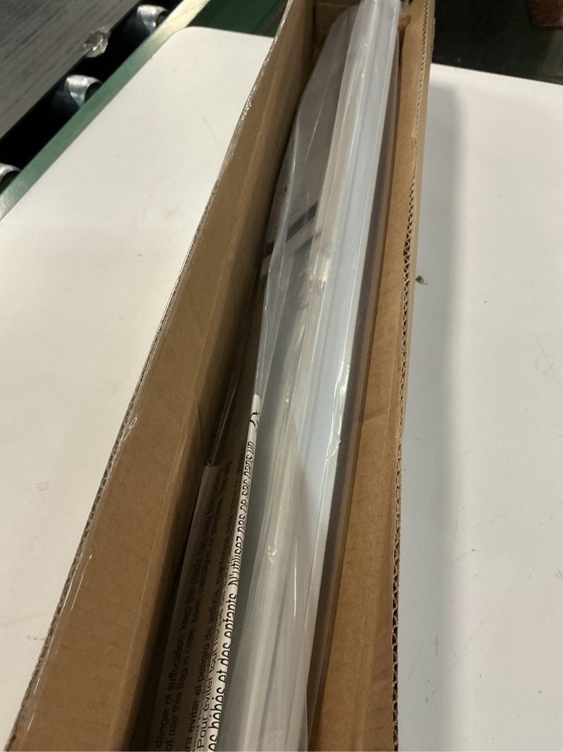 Condition photo showing Good Condition for LazBlinds No Tools No Drill Cordless Cellular Shades, Blackout Light Blocking Honeycomb Shades for Home, Thermal Insulation Blinds for Windows, 26" W x 48" H, White Blackout-white 26" W x 48" H