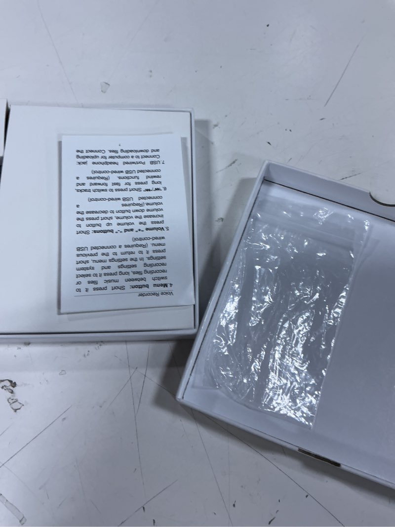 Condition photo showing Good Condition for 64gb digital voice recorder professional & portable, 4-in-1 new upgraded noise reduction hi-fi pure sound quality, 3072kbps audio activated voice recorder for your lectures, meetings, and classes