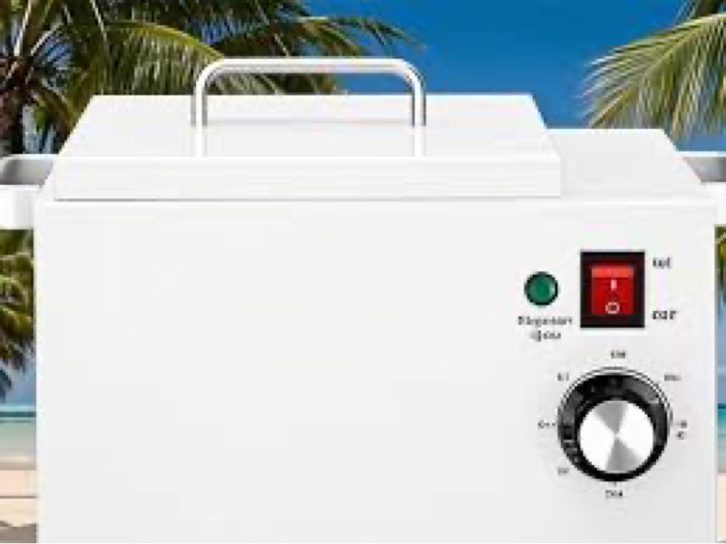 Flngr 5.5Lbs Professional Wax Warmer for Hair Removal with 0-120C Temperature Control, Large Wax Pot