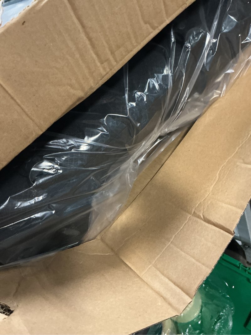 Condition photo showing Good Condition for green party stadium seat for bleachers portable outdoor floor folding stadium chair with armrest, back support, cup holder, mesh bag and hide hooks black red 2