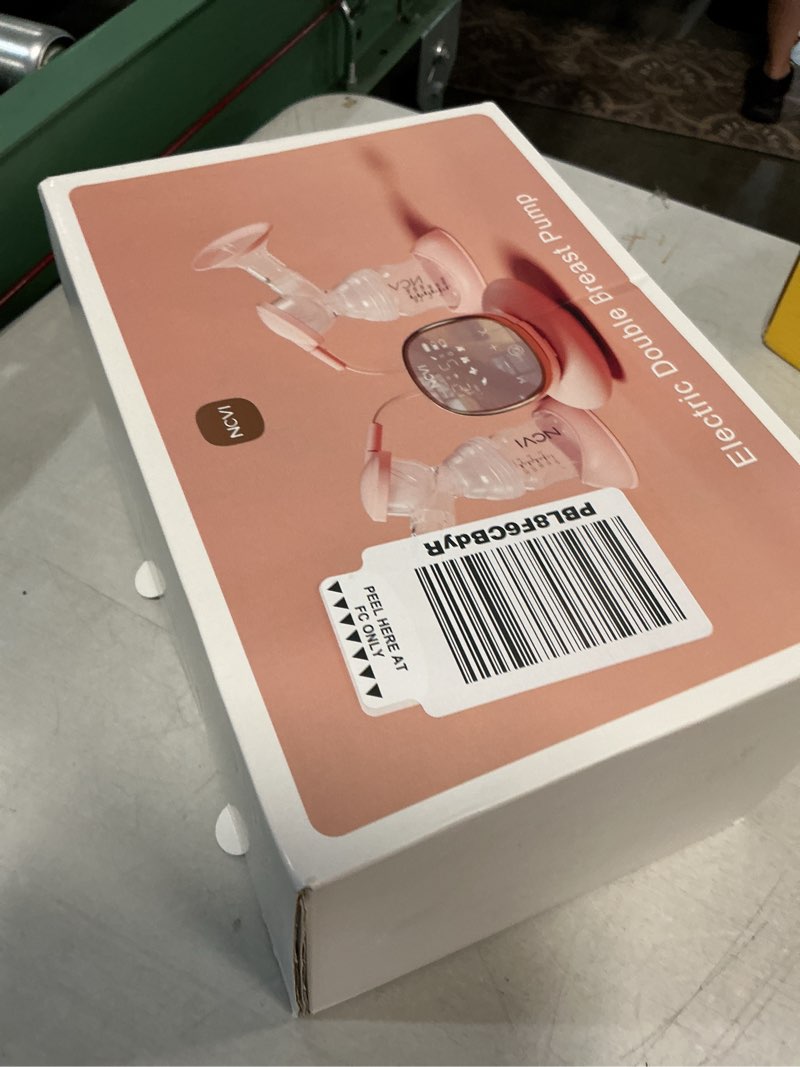 Condition photo showing New/Like New for ncvi electric breast pump 8782, portable hospital-grade double pump with 4 modes & 9 levels, anti-backflow, rechargeable quiet breastfeeding pump for efficient comfortable use at home, work or travel pink 2200mah-double