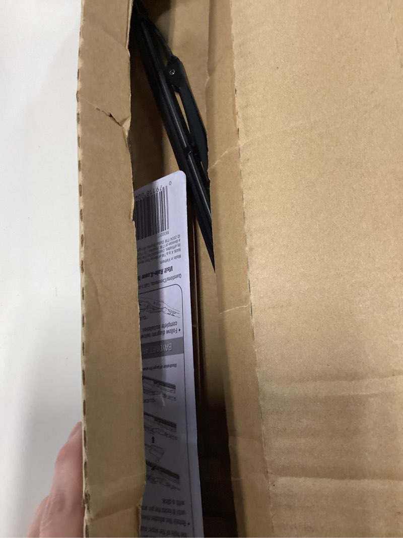 Condition photo showing As Is for rain-x 820248 weatherbeater wiper blades, 26" and 17" windshield wipers (pack of 2), automotive replacement windshield wiper blades that meet or exceed oem quality and durability standards 26" and 17" pack of 2