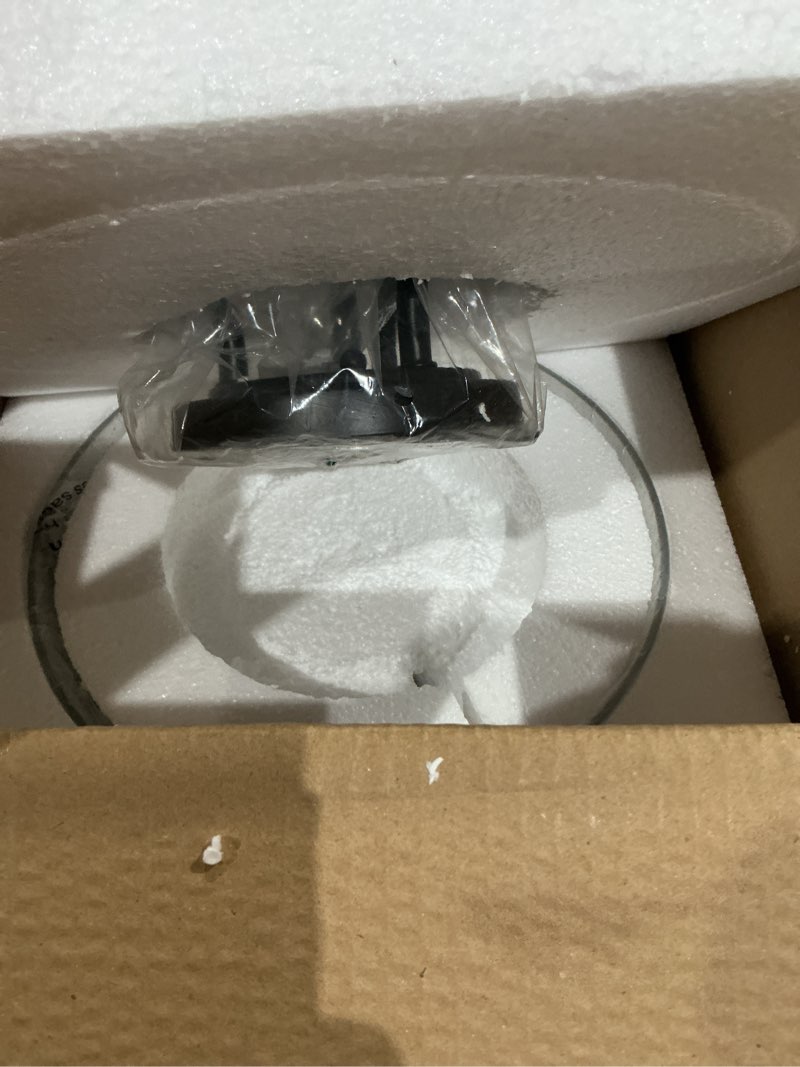 Condition photo showing As Is for trans globe lighting 80527-2 bk mod pod collection two light 14 inch ceiling flush mount i in a black finish with a seeded glass shade i modern contemporary light fixture i 2 light black clear shade black