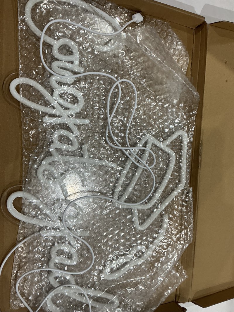Condition photo showing Good Condition for threan 2026 congrats grad neon sign large 20.8 x 12.9 inch led congrats letter light up grad prom sign background wall decor for class of 2026 college high school graduation decoration(cool white)