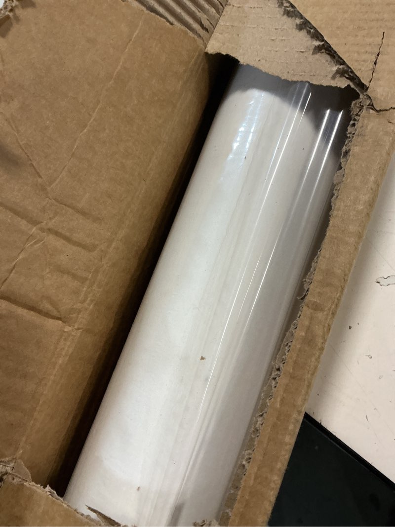 Condition photo showing Good Condition for denny mfg - seamless paper backdrop for photoshoot with free gaffer tape – bright white photography paper roll background with matte finish for studio, video & content creation – (53 in x 36 ft)