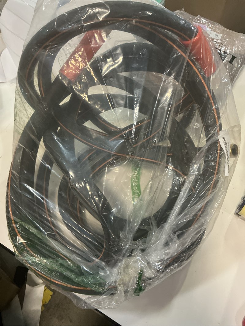Condition photo showing As Is for giraffe tools garden hose 25ft x 3/4", heavy duty water hose, flexible, hybrid lightweight hose, male to female fittings, burst 600 psi 3/4 inch 25 feet