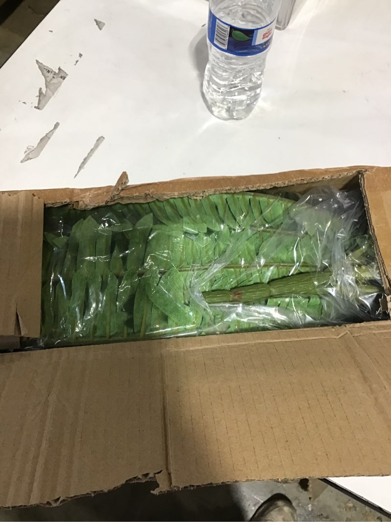 Condition photo showing As Is for Artificial Boston Fern Bush- Set of 2 Large Artificial Ferns for Outdoors, 45Inch Large Faux Ferns, Suitable for Office & Living Room Decor, 55Branches for Each Bouquet 45"- 55 Leaves