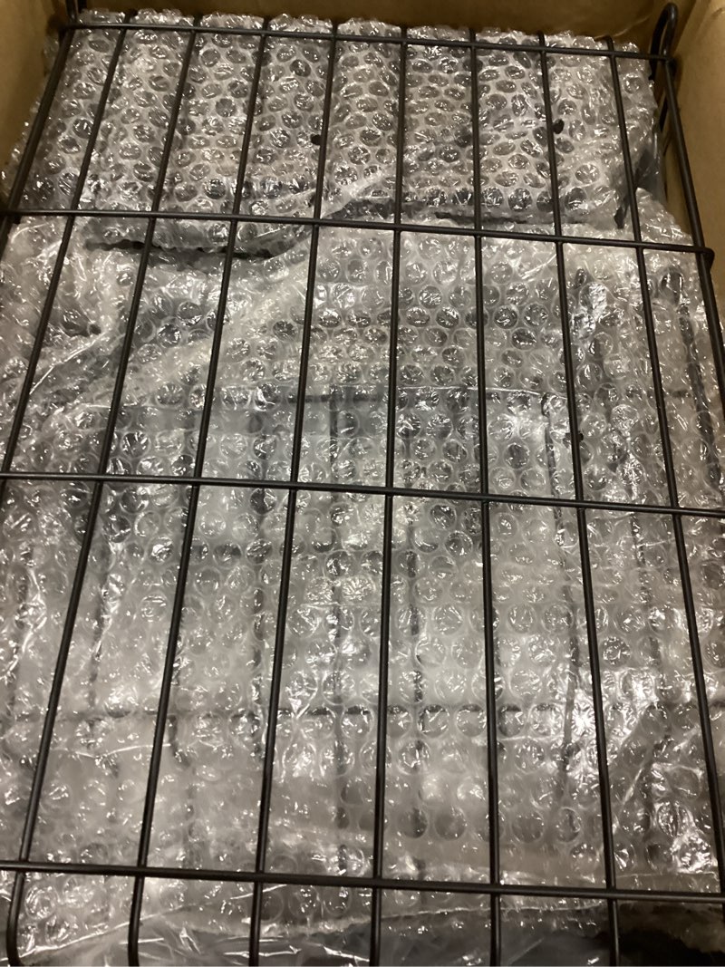 Condition photo showing New/Like New for 7 code Large Dish Drying Rack for Kitchen Counter, Detachable Large Capacity Dish Drainer Organizer, 2-Tier Dish Racks with Utensil Holder, Black