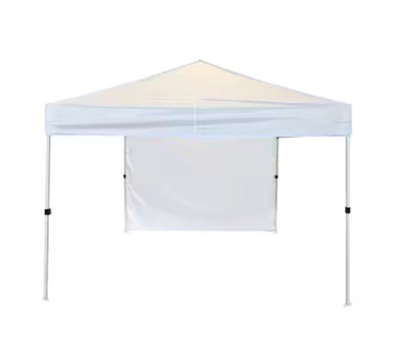 z-shade 10-ft x 10-ft square white pop-up canopy