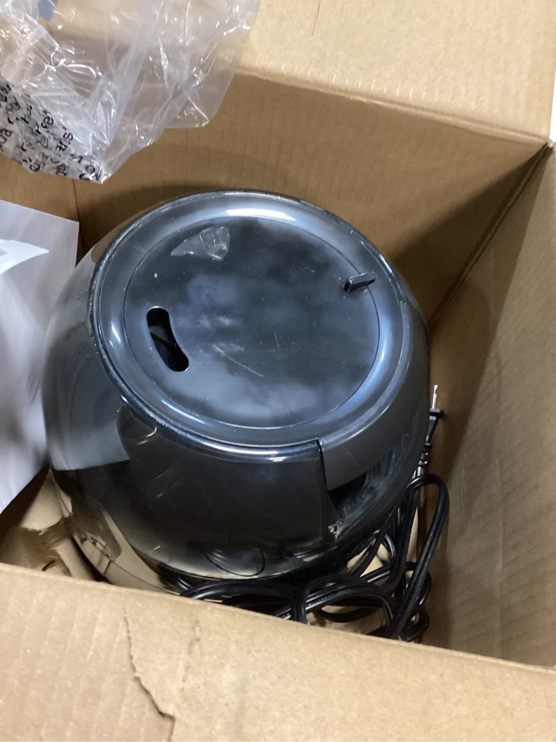 Condition photo showing As Is for Honeywell Mini Cool Mist humidifier, Easy to Fill and Clean, humidifier for small Bedroom, Kids Rooms, or office. Ultra Quiet Operation and Auto Shut-Off - Black, HUL525B