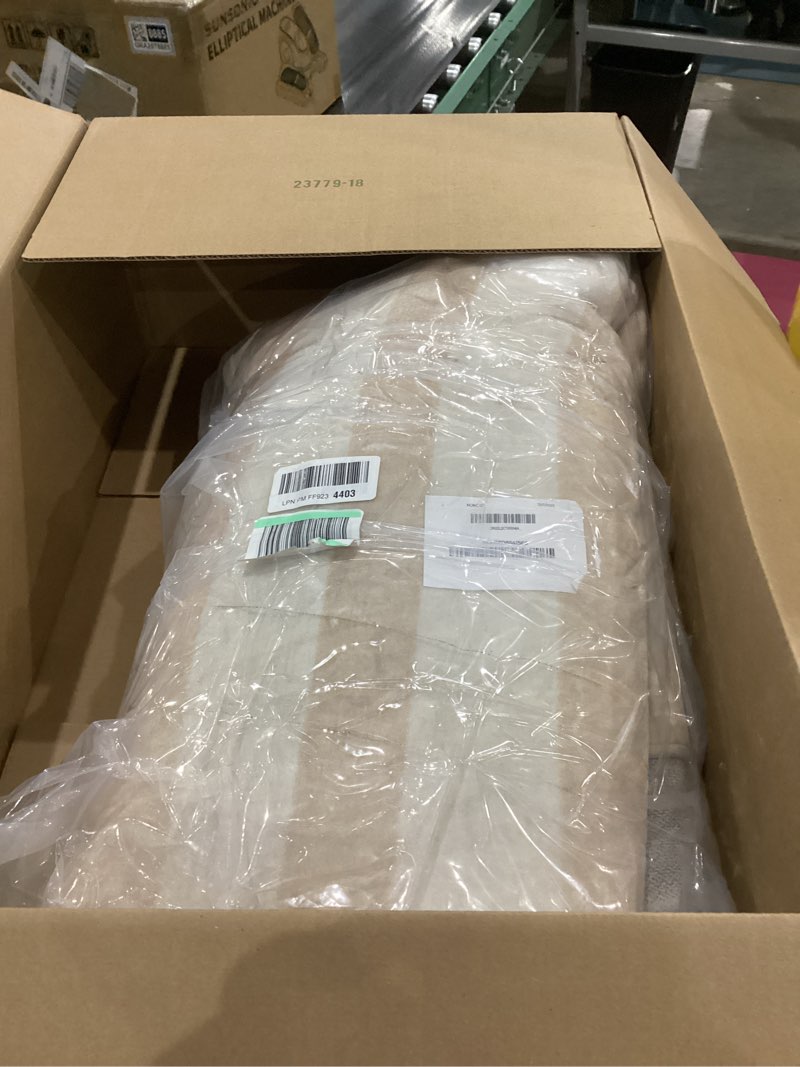 Cream and beige washable rug